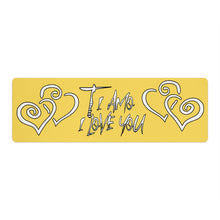 Load image into Gallery viewer, Ti Amo I love you - Exclusive Brand - Mustard Yellow - Yoga Mat
