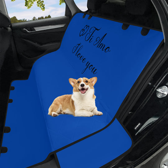 Ti Amo I love you - Exclusive Brand - Cobalt - Car Pet Seat Covers