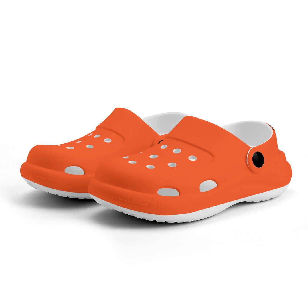 Ti Amo I love you - Exclusive Brand - Orange - Skeleton Hands with Heart - Kid's Casual Clogs - Approx Ages 4 to 8 Years