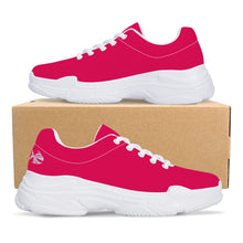 Load image into Gallery viewer, Ti Amo I love you - Exclusive Brand - Bright Hot Pink - Angry Fish - Chunky Sneakers - White Soles
