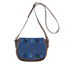 Load image into Gallery viewer, Ti Amo I love you - Exclusive Brand - San Juan - Blue Floral - Saddle Bag
