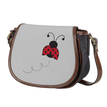 Load image into Gallery viewer, Ti Amo I love you - Exclusive Brand - Silver - Ladybug - Saddle Bag
