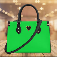 Load image into Gallery viewer, Ti Amo I love you - Exclusive Brand - Radiant Hulk - Luxury Womens PU Tote Bag - Black Straps
