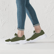 Load image into Gallery viewer, Ti Amo I love you - Exclusive Brand - Riffle Green - Angry Fish - Chunky Sneakers - White Soles
