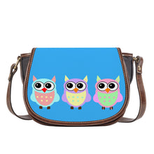 Load image into Gallery viewer, Ti Amo I love you - Exclusive Brand - Deep Sky - 3 Owls -  Saddle Bag
