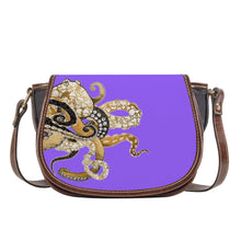 Load image into Gallery viewer, Ti Amo I love you - Exclusive Brand - Heliotrope 3 - Octopus - Saddle Bag
