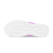 Load image into Gallery viewer, Ti Amo I love you - Exclusive Brand - Deep Lavender Magenta - Double White Heart - Women&#39;s Mesh Running Shoes - White Soles
