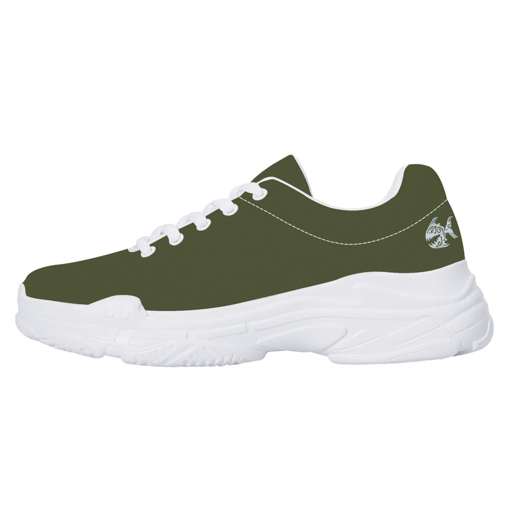 Ti Amo I love you - Exclusive Brand - Riffle Green - Angry Fish - Chunky Sneakers - White Soles