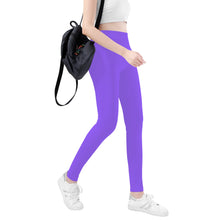 Load image into Gallery viewer, Ti Amo I love you - Exclusive Brand - Heliotrope 3 - White Daisy - Yoga Leggings - Sizes XS-3XL
