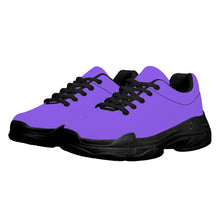 Load image into Gallery viewer, Ti Amo I love you  - Exclusive Brand - Heliotrope 3 - Double Black Heart - Chunky Sneakers - Black Soles
