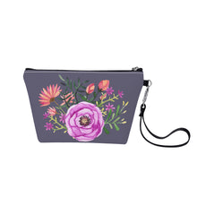 Load image into Gallery viewer, Ti Amo I love you - Exclusive Brand - Dolphin - Floral - Sling Cosmetic Bag
