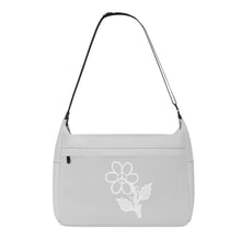 Load image into Gallery viewer, Ti Amo I love you - Exclusive Brand - Alto Gray - White Daisy -  Journey Computer Shoulder Bag
