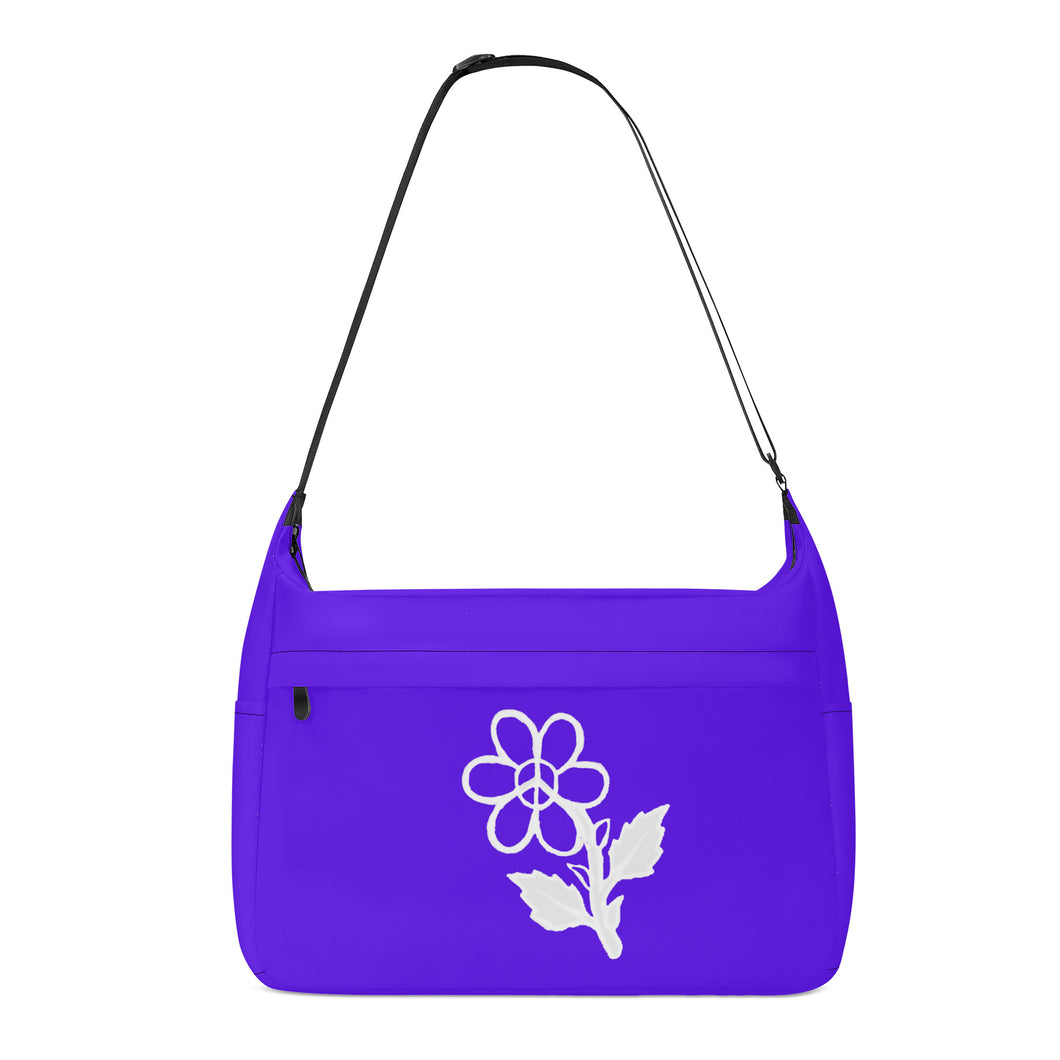 Ti Amo I love you - Exclusive Brand - Dark Purple - White Daisy -  Journey Computer Shoulder Bag