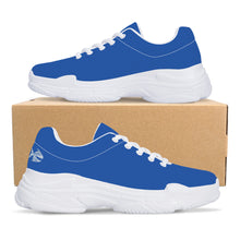 Load image into Gallery viewer, Ti Amo I love you - Exclusive Brand - Mid Blue - Angry Fish - Chunky Sneakers - White Soles
