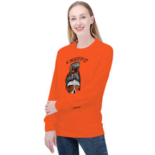 Load image into Gallery viewer, Ti Amo I love you - Exclusive Brand - Orange- Mama Skeleton - CREEP IT REAL -Women&#39;s Sweatshirt
