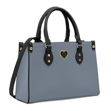 Load image into Gallery viewer, Ti Amo I love you - Exclusive Brand - Raven - Luxury Womens PU Tote Bag - Black Straps
