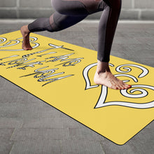 Load image into Gallery viewer, Ti Amo I love you - Exclusive Brand - Mustard Yellow - Yoga Mat
