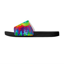 Load image into Gallery viewer, Ti Amo I love you - Exclusive Brand - Rainbow - Womens - Slide Sandals - Black Soles
