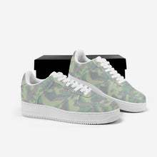 Load image into Gallery viewer, Ti Amo I love you - Exclusive Brand  - Edward, Pansy Posy, Clay Ash, Summer Green Camouflage-  Low Top Unisex Sneakers
