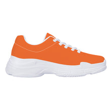 Load image into Gallery viewer, Ti Amo I love you - Exclusive Brand - Pumpkin Orange- Angry Fish - Chunky Sneakers - White Soles
