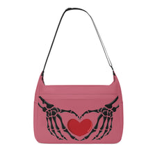 Load image into Gallery viewer, Ti Amo I love you - Exclusive Brand  - Contessa 2 - Skeleton Heart Hands  -  Journey Computer Shoulder Bag
