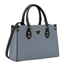 Load image into Gallery viewer, Ti Amo I love you - Exclusive Brand - Raven- Luxury Womens PU Tote Bag - Black Straps
