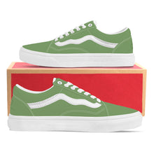 Load image into Gallery viewer, Ti Amo I love you - Exclusive Brand - Dusty Green - Low Top Flat Sneaker
