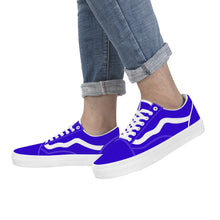 Load image into Gallery viewer, Ti Amo I love you - Exclusive Brand - Violet Blue - Low Top Flat Sneaker
