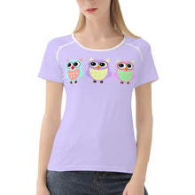 Load image into Gallery viewer, Ti Amo I love you - Exclusive Brand - Lilac - 3 Owls -  Women&#39;s T shirt
