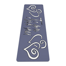 Load image into Gallery viewer, Ti Amo I love you - Exclusive Brand - Jet Grey - Yoga Mat
