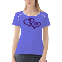 Load image into Gallery viewer, Ti Amo I love you - Exclusive Brand  - Medium Purple - Double Purple - Women&#39;s T shirt
