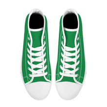 Load image into Gallery viewer, Ti Amo I love you - Exclusive Brand - Fun Green - High-Top Canvas - White Soles
