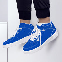 Load image into Gallery viewer, Ti Amo I love you - Exclusive Brand - Absolute Zero Blue - High Top Unisex Sneakers
