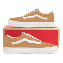 Load image into Gallery viewer, Ti Amo I love you - Exclusive Brand - Deep Camel - Low Top Flat Sneaker
