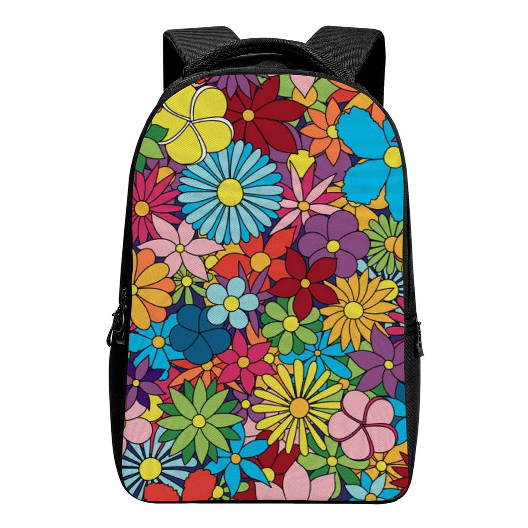 Ti Amo I love you - Exclusive Brand - Colorful Flowers - Laptop Backpack