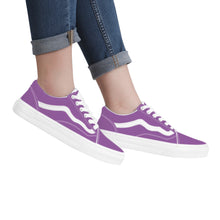 Load image into Gallery viewer, Ti Amo I love you - Exclusive Brand - Muted Purple - Low Top Flat Sneaker
