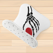 Load image into Gallery viewer, Ti Amo I love you - Exclusive Brand  - White - Skeleton Hands with Heart  - Big Paws Pet Rug
