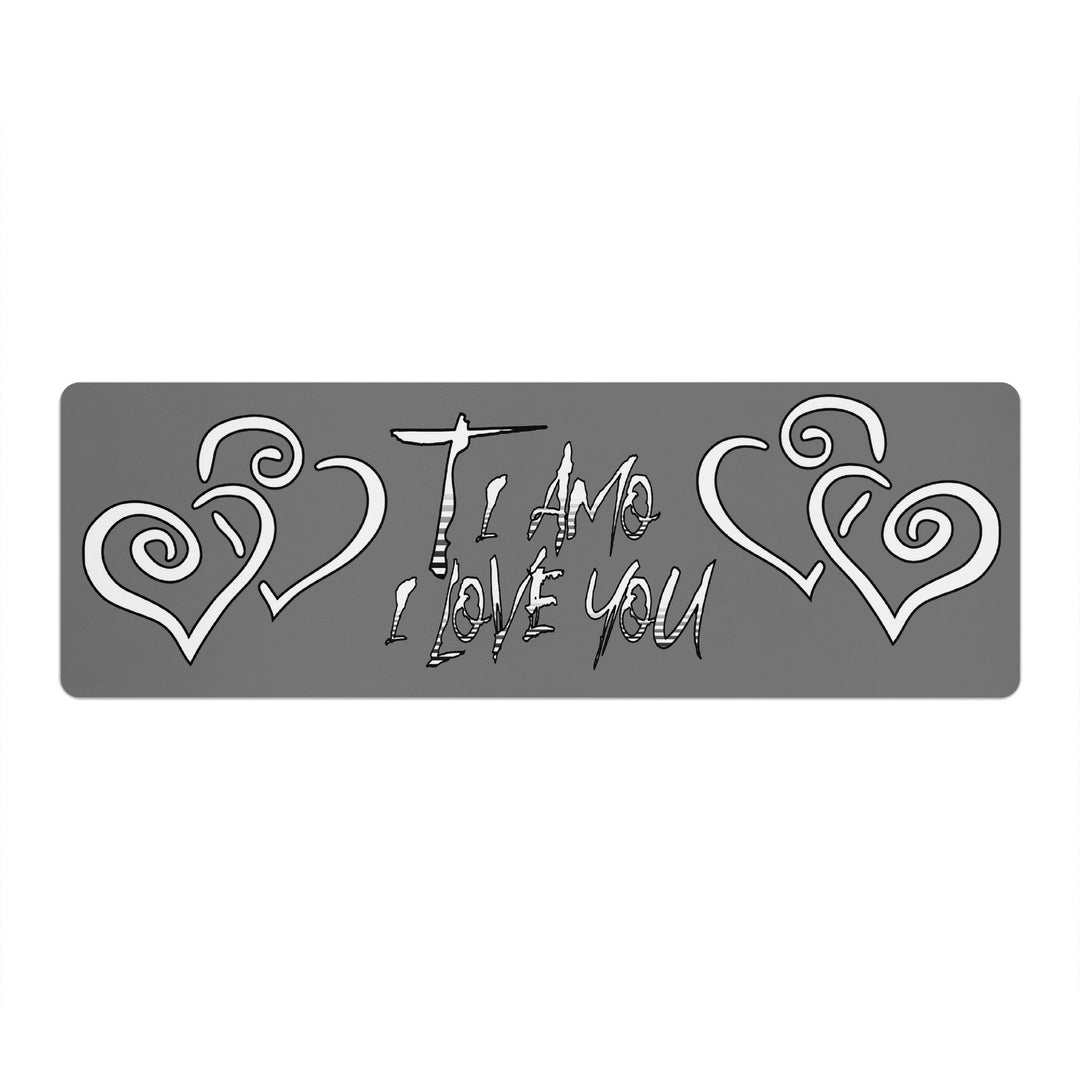 Ti Amo I love you - Exclusive Brand - Dove Gray - Yoga Mat