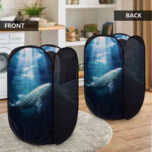 Load image into Gallery viewer, Ti Amo I love you - Exclusive Brand - Whale Shark - Laundry Hamper Black
