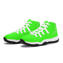 Load image into Gallery viewer, Ti Amo I love you - Exclusive Brand - Florescent Green- High Top Air Retro Sneakers - White Laces
