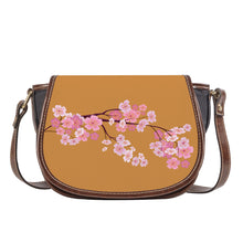 Load image into Gallery viewer, Ti Amo I love you - Exclusive Brand  - Tiger Eye - Cherry Blossom - Saddle Bag
