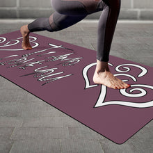 Load image into Gallery viewer, Ti Amo I love you - Exclusive Brand - Brownish Purple - Yoga Mat
