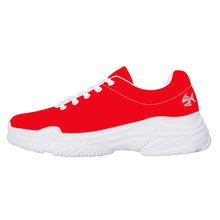 Load image into Gallery viewer, Ti Amo I love you - Exclusive Brand - Ferrari Red - Angry Fish - Chunky Sneakers - White Soles
