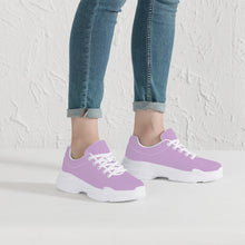 Load image into Gallery viewer, Ti Amo I love you - Exclusive Brand - Thistle - Angry Fish - Chunky Sneakers - White Soles
