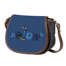 Load image into Gallery viewer, Ti Amo I love you - Exclusive Brand - San Juan - Blue Floral -  Saddle Bag
