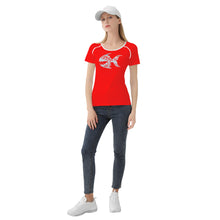 Load image into Gallery viewer, Ti Amo I love you - Exclusive Brand  - Red - Angry Fish -  Women&#39;s T shirt
