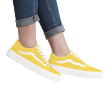 Load image into Gallery viewer, Ti Amo I love you - Exclusive Brand - Mustard Yellow - Low Top Flat Sneaker
