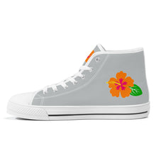 Load image into Gallery viewer, Ti Amo I love you Exclusive Brand - High - Top Canvas Shoes - White Soles
