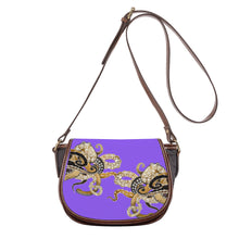 Load image into Gallery viewer, Ti Amo I love you - Exclusive Brand - Heliotrope 3 - Octopi - Saddle Bag
