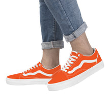 Load image into Gallery viewer, Ti Amo I love you - Exclusive Brand - Orange - Low Top Flat Sneaker
